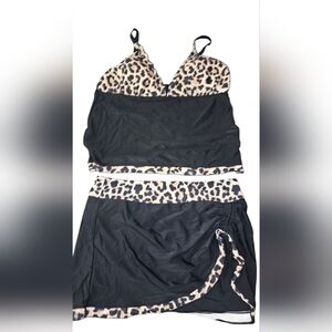 💥 MIXED SIZE Women's Two Piece Swimsuit XL Top Large Bottoms